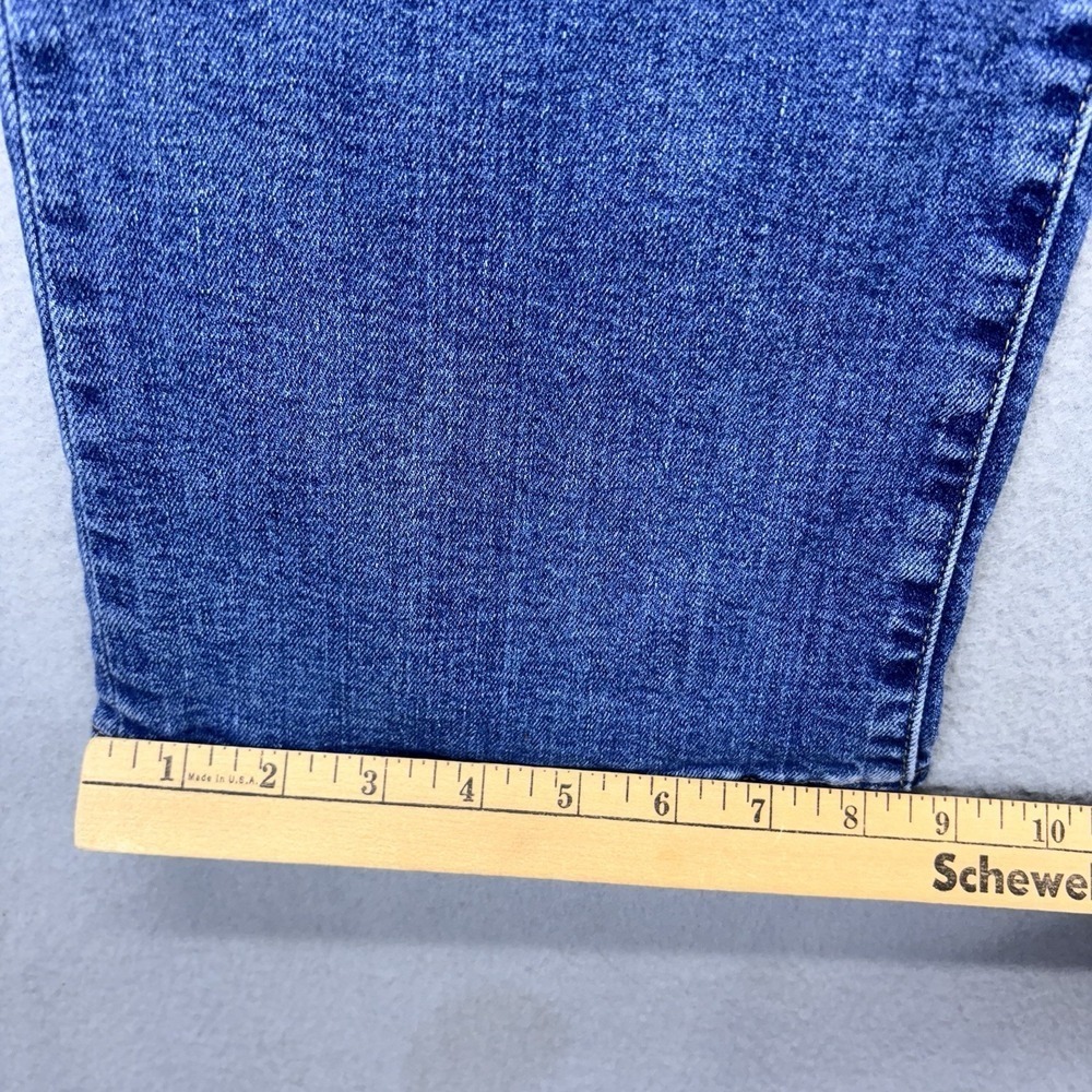 GAP Kick Fit High Rise Jeans Womens 33/16R 34x26 Blue Denim Stretch Workwear - Picture 8 of 12